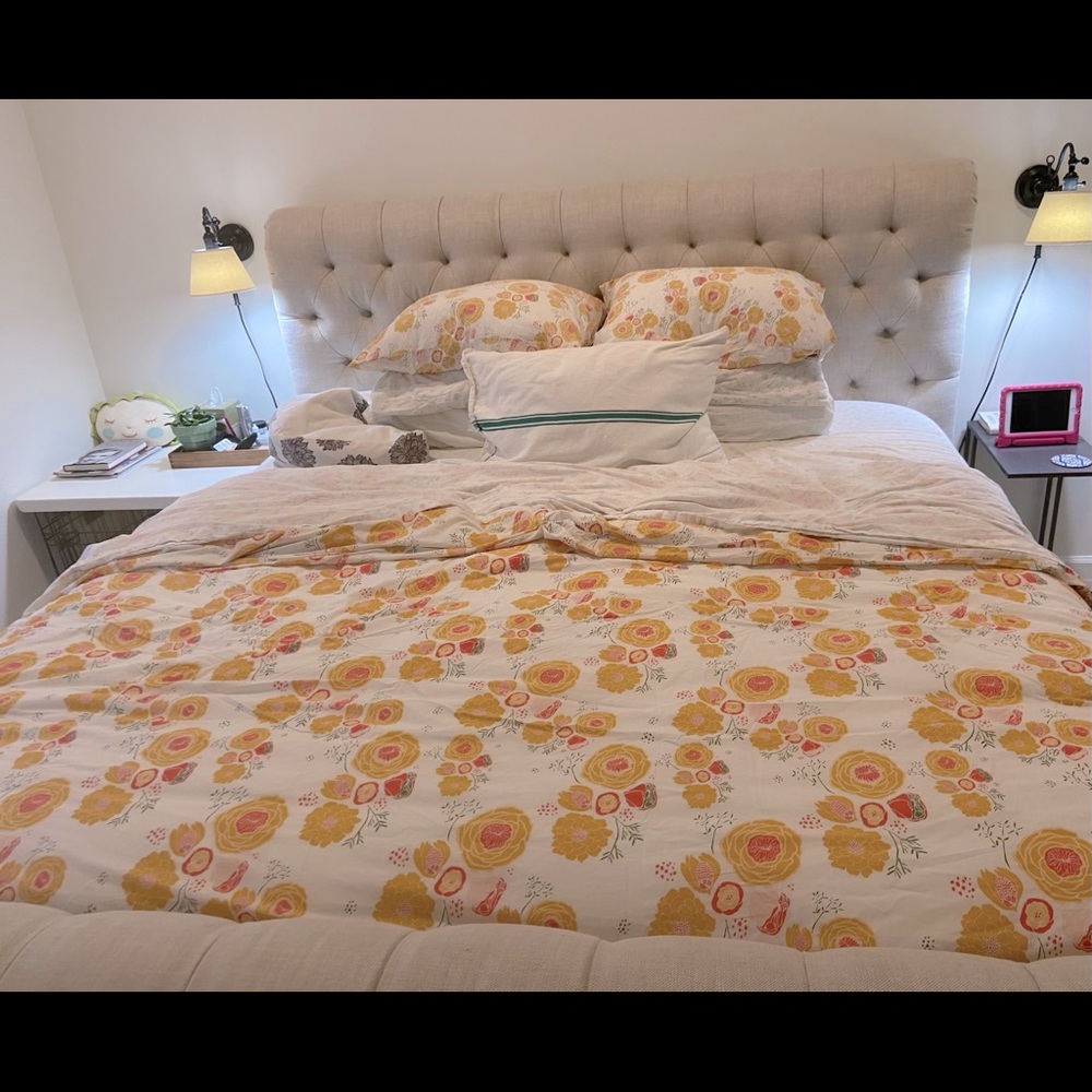 Schoolhouse Electric king duvet cover & pillows